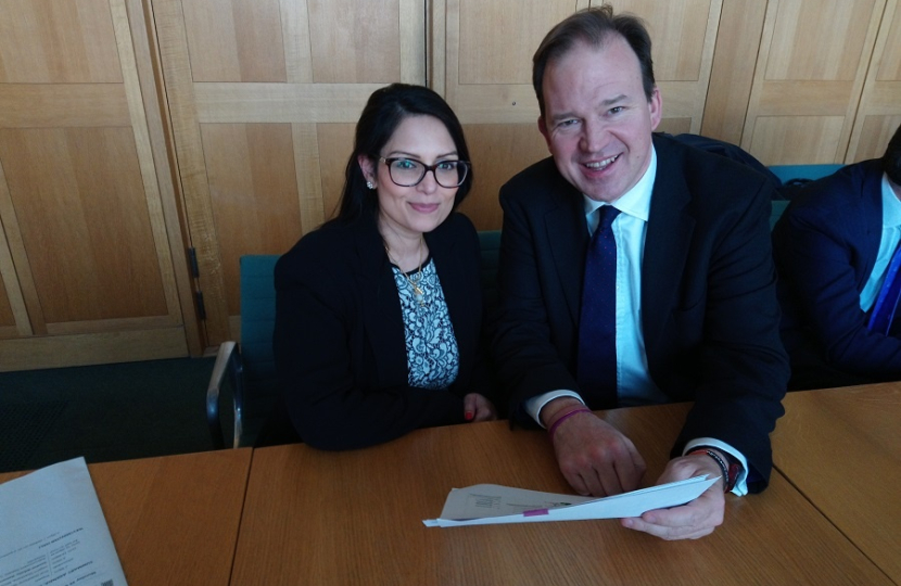 Priti meeting Roads Minister Jesse Norman MP