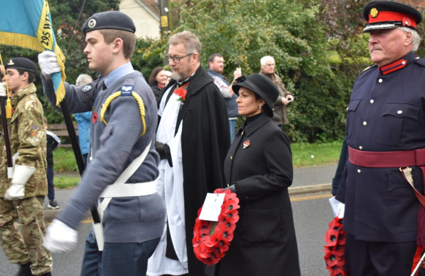 Priti Patel Remembrance Day 2024