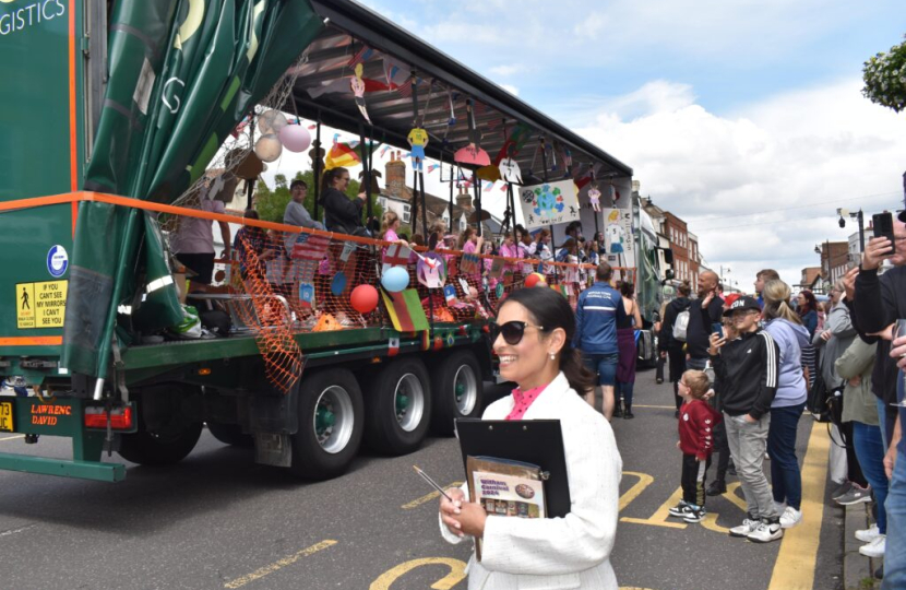 Priti Patel Witham Carnival