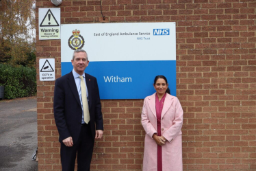 Priti Patel Ambulance Chief Executive meeting