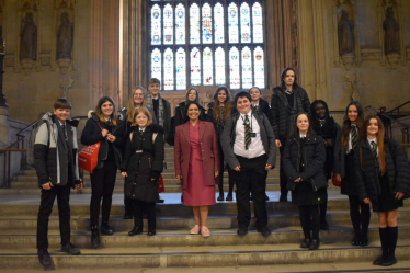 Honywood Parliament visit