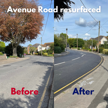 Avenue Road resurfaced